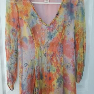 Sundance 100% Silk Blouse Size XS